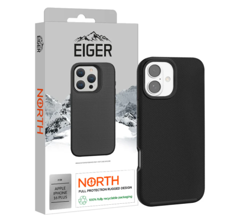 Eiger North case Apple iPhone 16 Plus - black