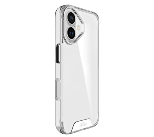 Eiger Glacier case Apple iPhone 16 Plus - transparant