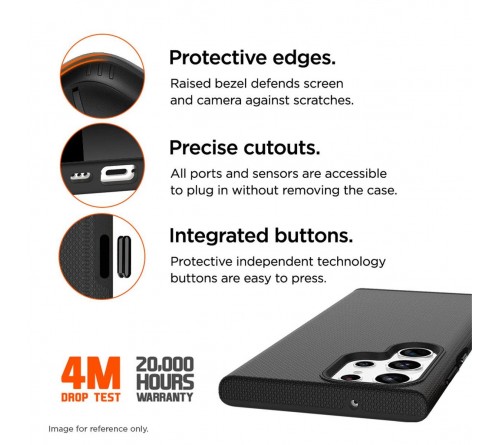 Eiger North case Samsung Galaxy S23 Ultra - black