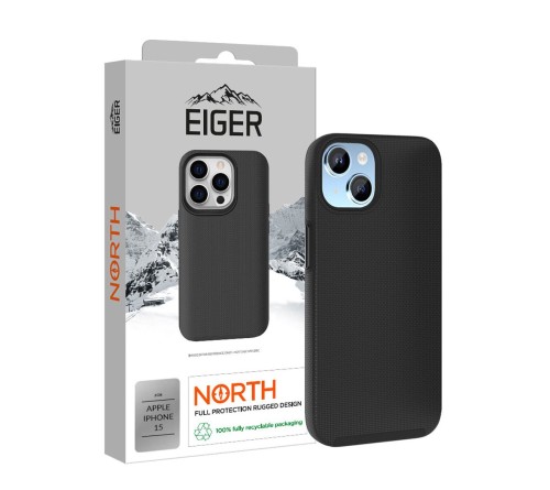 Eiger North case Apple iPhone 15 - black