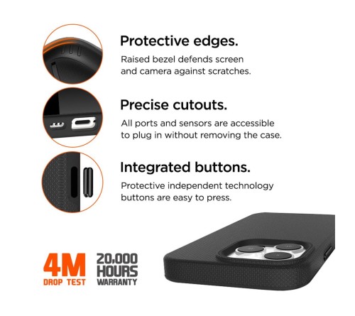 Eiger North case Apple iPhone 15 Pro - black