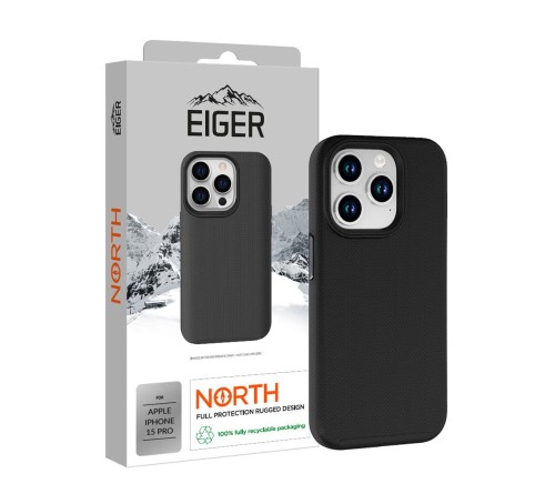 Eiger North case Apple iPhone 15 Pro - black