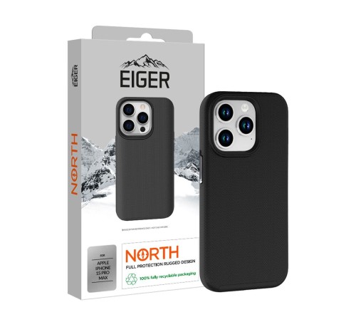 Eiger North case Apple iPhone 15 Pro Max - black