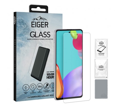 Eiger GLASS Screen Protector Samsung Galaxy A52- clear