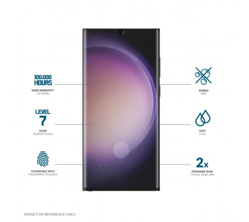 Eiger GLASS Screen Protector Samsung Galaxy S23 Ultra