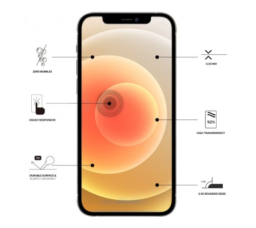 Eiger GLASS Screen Protector Apple iPhone 12 Pro Max- clear