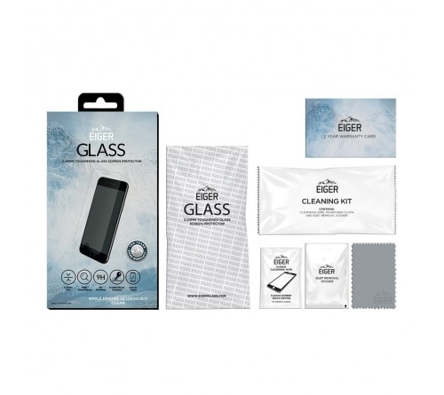 Eiger GLASS Screen Protector Apple iPhone SE 2020- clear