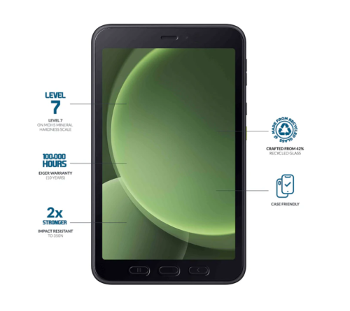 Eiger GLASS Screen Protector Samsung Galaxy Tab Active 5