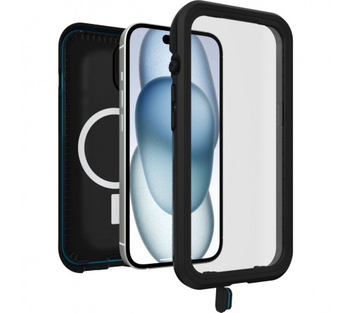 LifeProof Fre Case Apple iPhone 15 MagSafe - Zwart