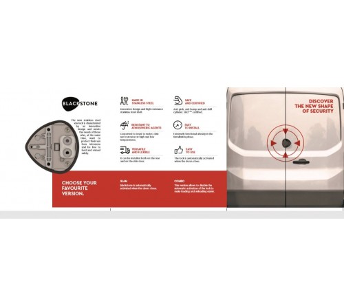 Blackstone Silver Combo veiligheidsslot  2 stuks 4 sleutels