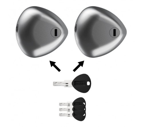 Blackstone Silver Combo veiligheidsslot  2 stuks 4 sleutels