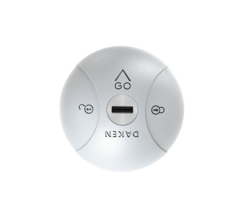 Saturn GO veiligheidsslot grijs 1x met 2 sleutels