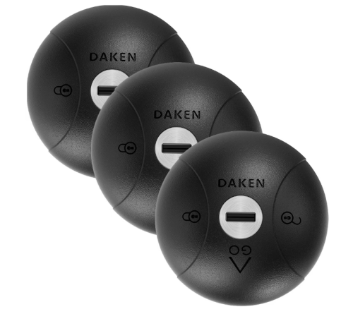 Saturn GO veiligheidsslot zwart 3x met 6 sleutels