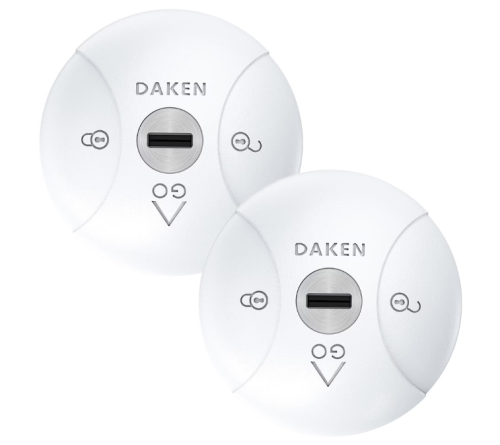 Saturn GO veiligheidsslot wit 2x met 4 sleutels