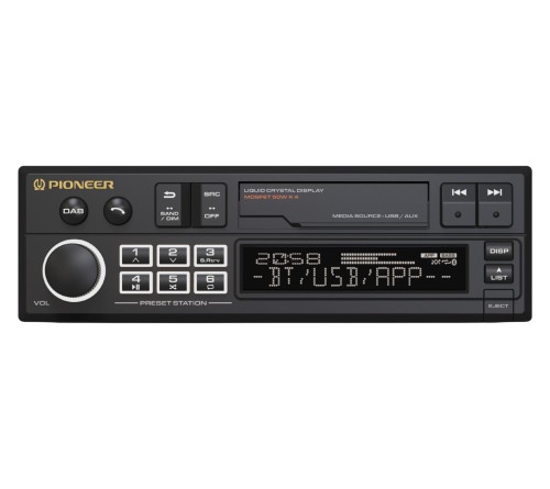 Pioneer 1-DIN retro design SXT-C10PS BT / DAB+ / USB