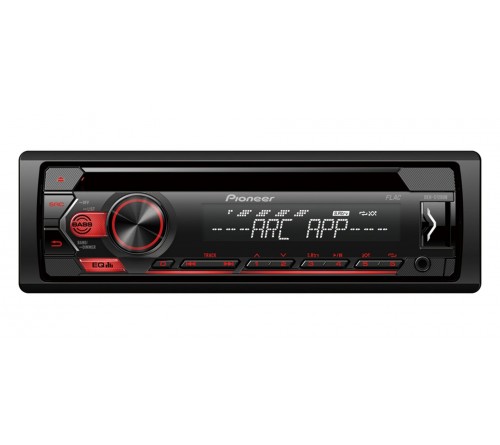 Pioneer DEH-S120UB CD/USB/AUX 1DIN rood