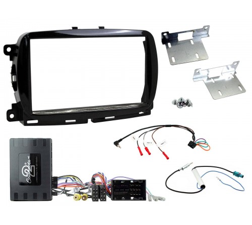 2DIN KIT Fiat 500 15-21 voor facelift model zonder 7";"137.9