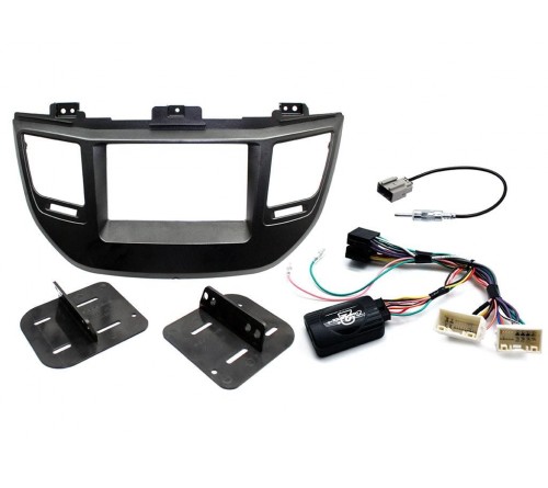 2DIN KIT Hyundai Tucson 15-19 zwart