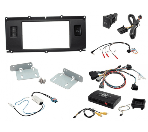 2DIN KIT LR Range Rover Evoque 11-15 met 5" display  zwart