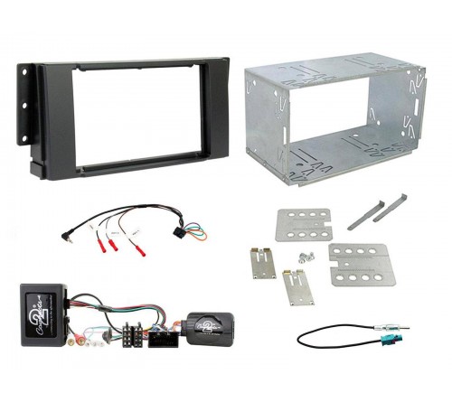 2DIN KIT LR Range Rover Sport 05-09 OEM fibre amp