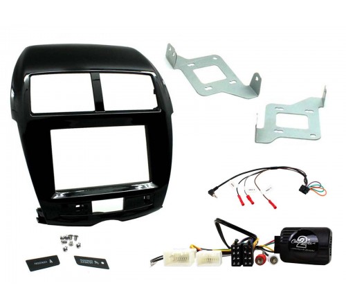 2DIN KIT Citroen C4 Aircross  ASX  Peugeot 4008  14- zwart