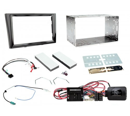 2DIN KIT Opel Corsa 09-14 CAN-bus  piano zwart