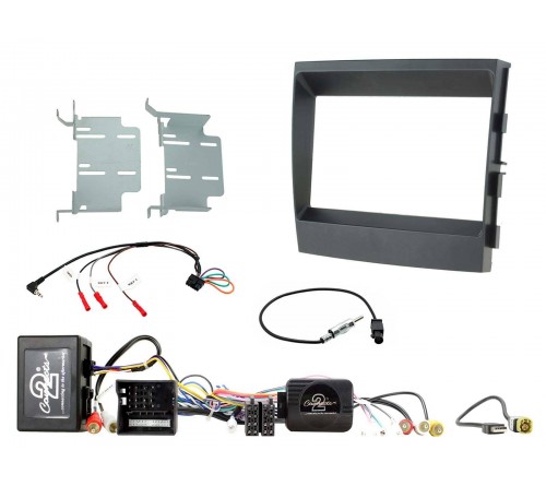 2DIN KIT Porsche Panamera 12-16 fiber optic amplifier