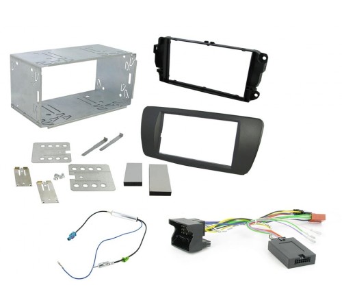 2DIN KIT Seat Ibiza 08-14 Nite zwart