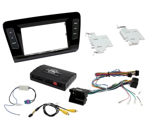2DIN KIT Skoda Octavia 13-17 zwart