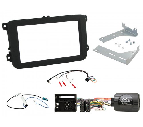 2DIN KIT VW EOS 06-16  Golf  Tiguan 03-13 zwart