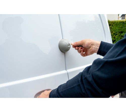 Saturn GO veiligheidsslot grijs 1x met 2 sleutels