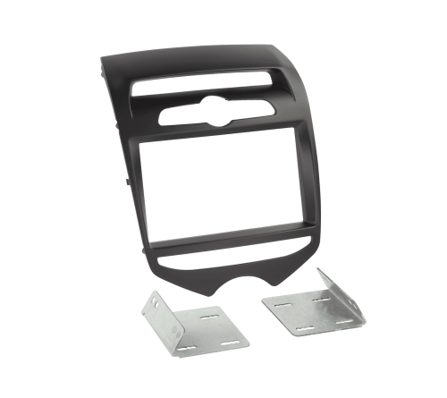 2-DIN frame Hyundai ix20 10-19 manuele airco  mat zwart
