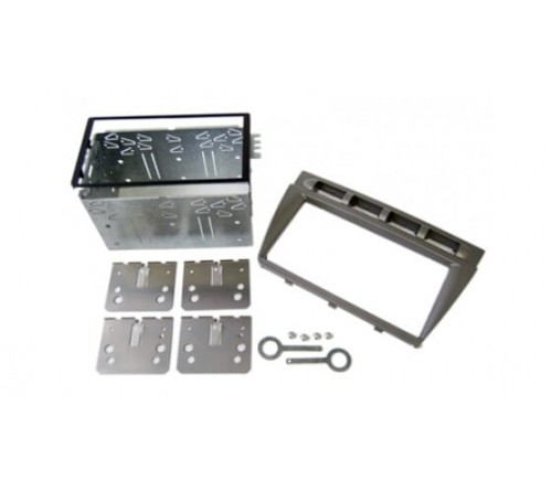 2-DIN frame Kia Picanto 04-08  zilverkleurig