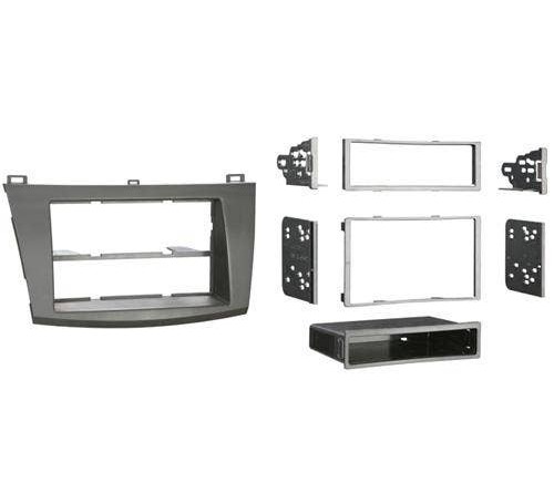 2-DIN frame Mazda 3-serie 09-14 met bakje  zwart