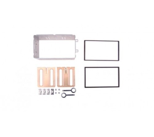 2-DIN frame Nissan Qashqai 07-14 zwart