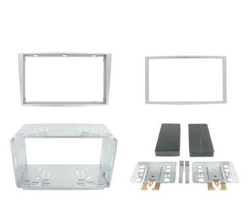 2-DIN frame Opel Astra  Corsa  04-10 zilverkleurig
