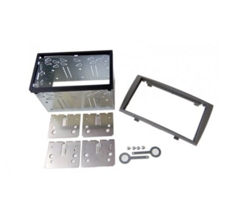 2-DIN frame Peugeot 308 08-14 ABS  zilverkleurig