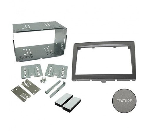 2-DIN frame Porsche 911 (997) Boxster 04-08 antraciet/zilver