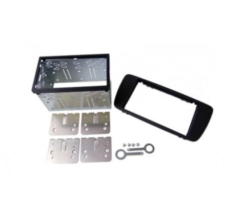 2-DIN frame Seat Ibiza 08-14 metaal  donker antraciet