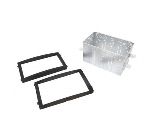 2-DIN frame Ssangyong Rexton 06-12  zwart