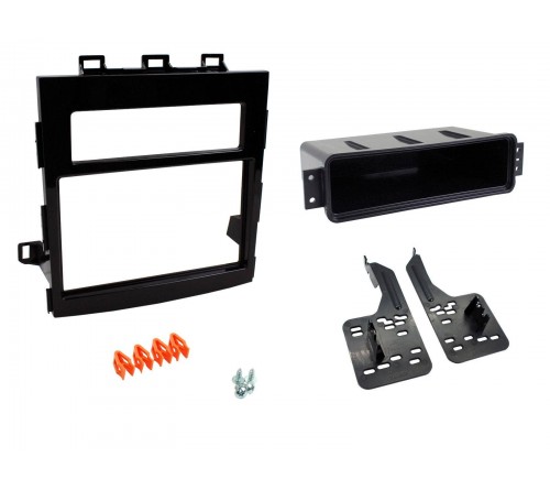 2-DIN frame Subaru Impreza/XV 17- zwart