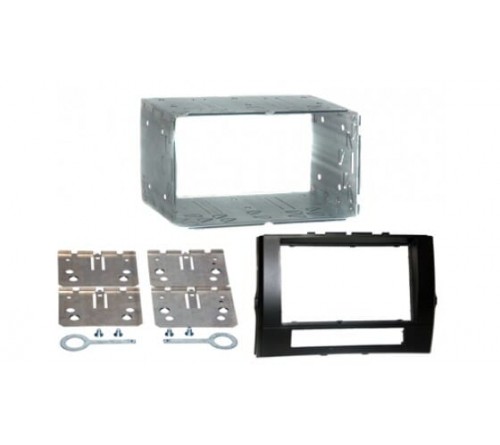 2-DIN frame Toyota Corolla Verso 04-09 metaal  zwart