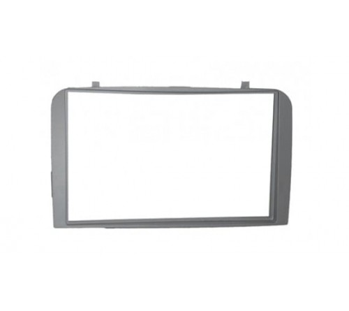 2-DIN frame Alfa 147 00-10 zilvergrijs donker