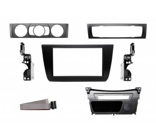 2-DIN frame BMW 1-serie 07-14 met man/auto airco Kit