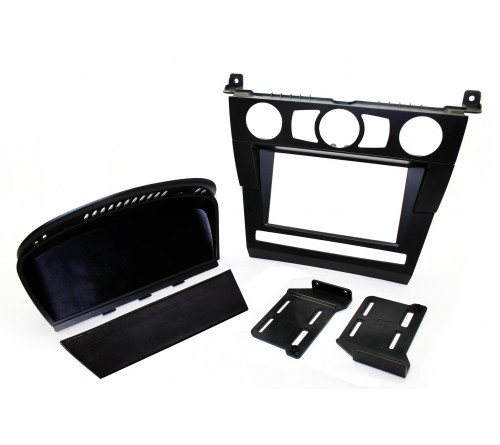 2-DIN frame BMW 5-serie (E60 non LCI model) 03-07 zwart