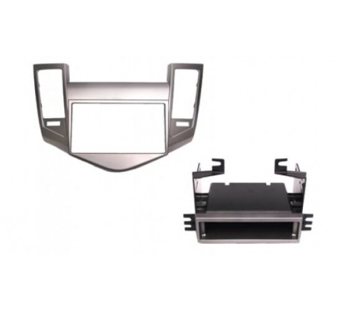 2-DIN frame Chevrolet Cruze 09-15 zilver  met bakje