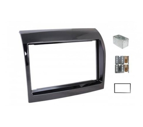 2-DIN frame Citroen Jumper  Ducato  Boxer piano zwart