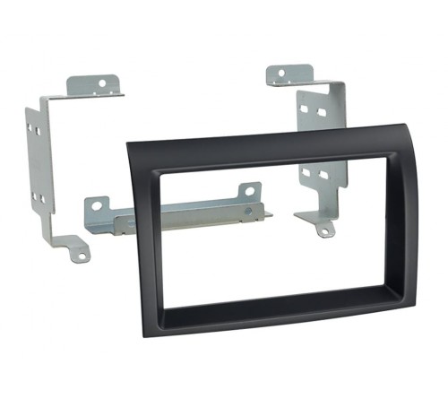 2-DIN frame Fiat Ducato 12-14 open dash  zwart