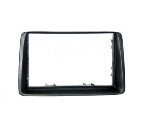 2-DIN frame Fiat Panda (Gingo) 03-10 grijs