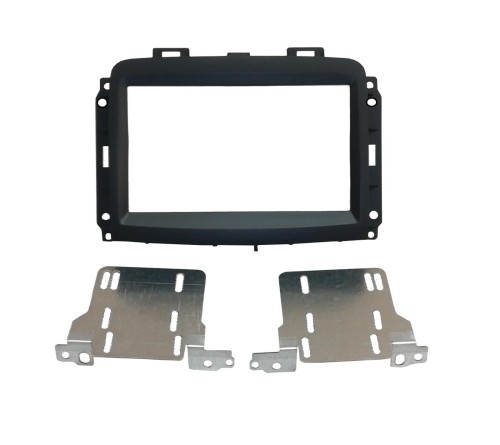 2-DIN frame Fiat 500L 18-21 zwart